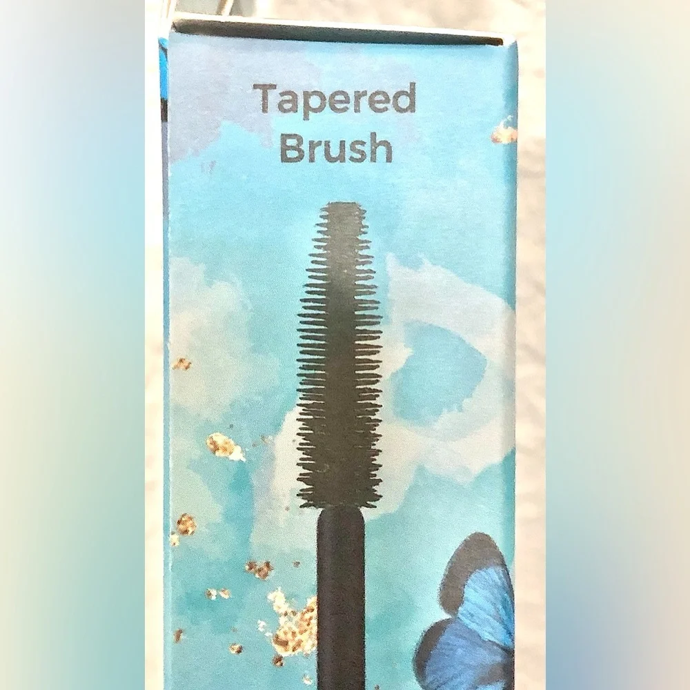 2pack black voluminous intense‎ length tapered brush mascaras new